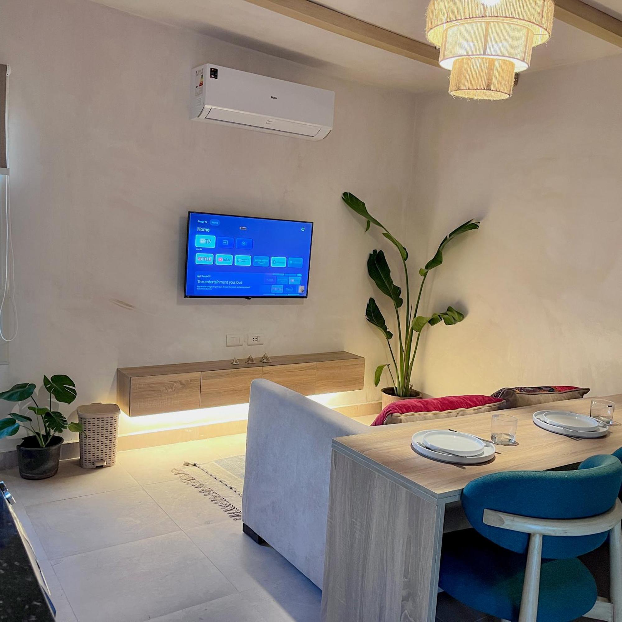 Ferienwohnung Boho Getaway With Pyramids View & Jacuzzi Giza Exterior foto